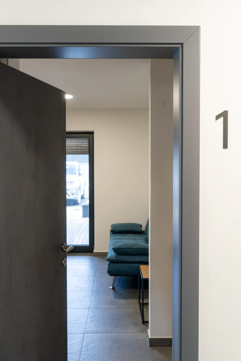 Apartma 1 v Vili Trta – 33 m² v pritličju z zasebno teraso